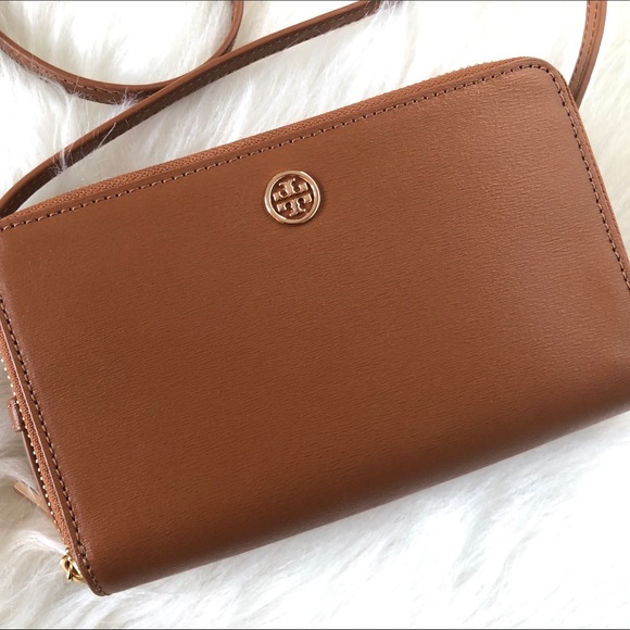 Tory Burch Handbags - Tory Burch Cognac Tan Leather Crossbody
